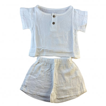 Seturi și compleuri - SET DE 2 PIESE CU TRICOU SI PANTALONI SCURȚI