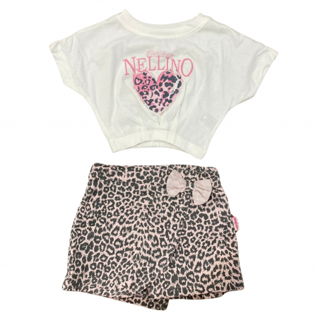 Seturi și compleuri - SET DE 2 PIESE CU TRICOU SI PANTALONI SCURȚI