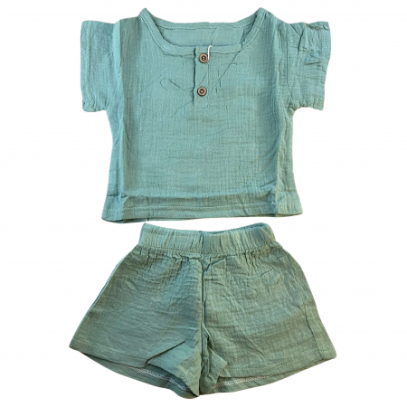 Seturi și compleuri - SET DE 2 PIESE CU TRICOU SI PANTALONI SCURȚI