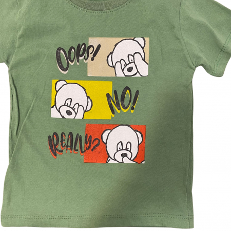 SET DE 2 PIESE CU TRICOU SI PANTALONI SCURȚI [1]