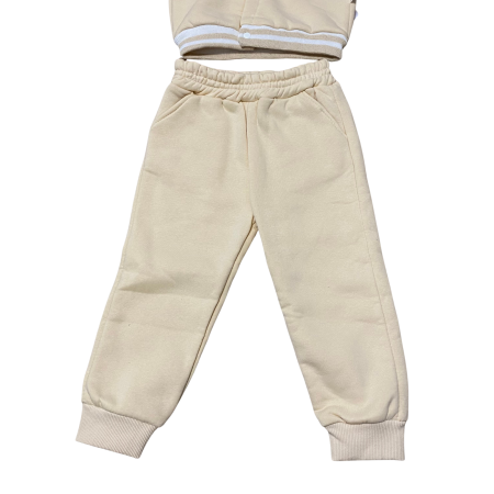 Set trening din două piese cu jachetă tip bomber și imprimeu floare [2]