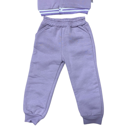 Set trening din două piese cu jachetă tip bomber și imprimeu floare [2]