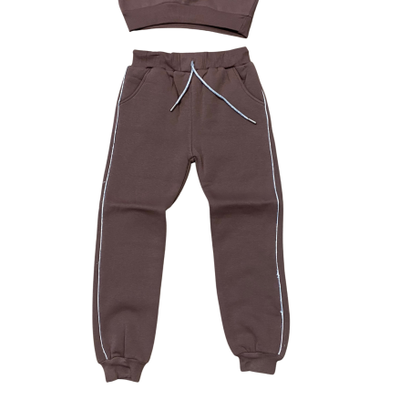 Set trening cu hanorac cu glugă și pantaloni cu dungi laterale [2]