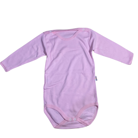 Articole de noapte - Body bebe simplu cu mânecă lungă – model basic