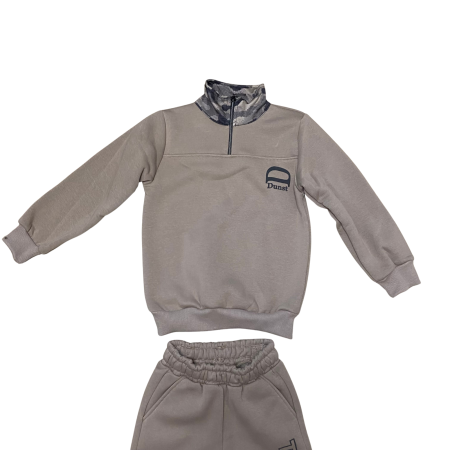 Compleu copii Dunst cu bluză fermoar scurt și pantaloni sport [1]