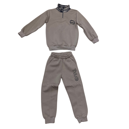 Baieți - Compleu copii Dunst cu bluză fermoar scurt și pantaloni sport