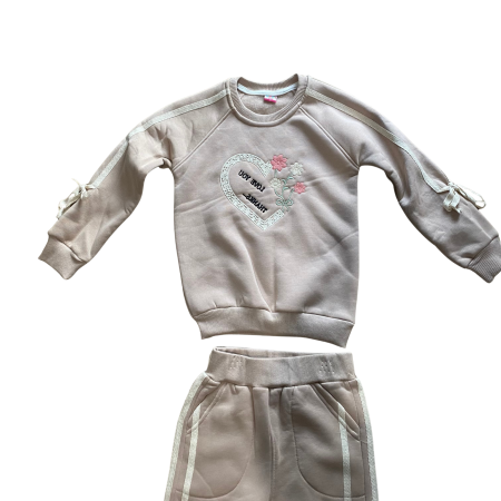 Set cu bluziță decorată și pantaloni cu fundițe [1]