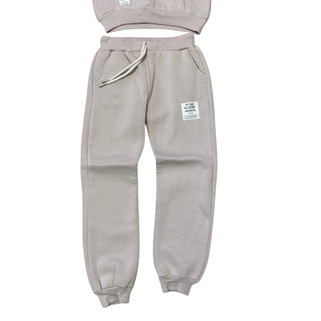 Set trening cu hanorac cu buzunar frontal și pantaloni cu manșete [2]