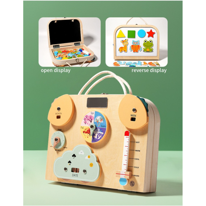 Busy board Montessori din lemn- Trafic rutier [4]
