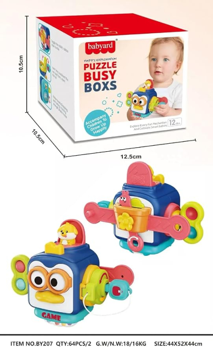 Cub educativ multifunctional- Busy Box Montessori [2]