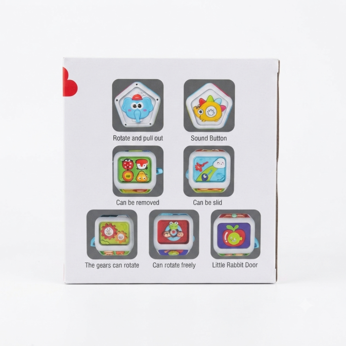 Cub educativ multifunctional- Jucarie senzoriala pentru bebelusi [2]