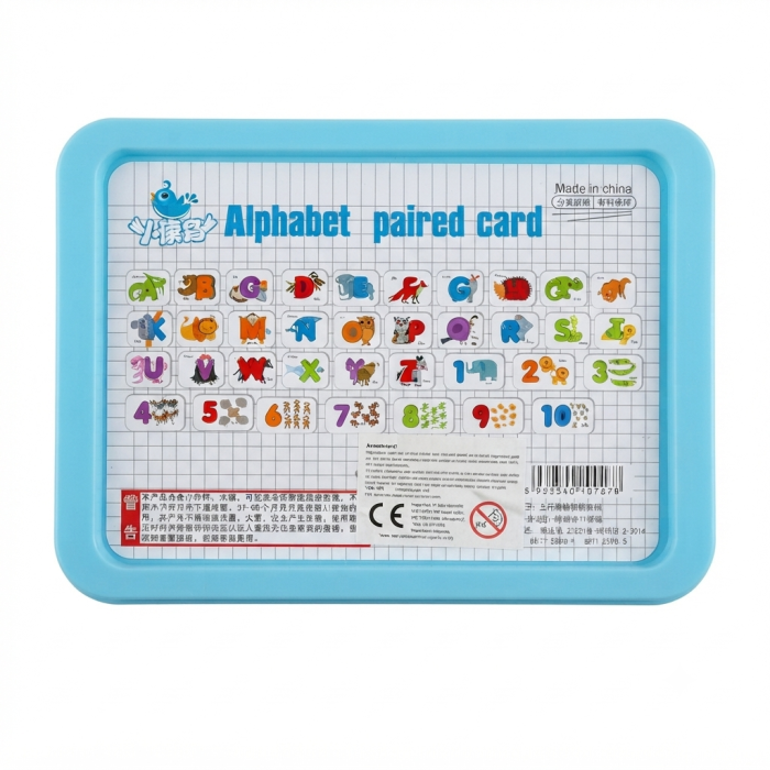 Set de carduri educative- Alfabet si numere cu imagini [2]