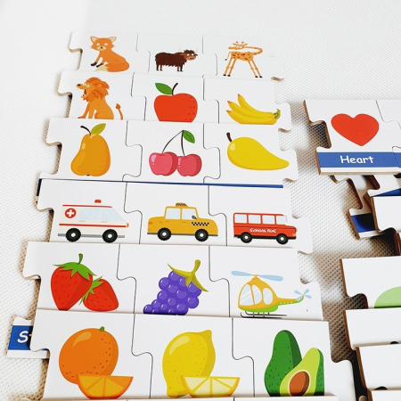 Puzzle-uri - Puzzle educativ pentru invatarea cuvintelor in limba engleza