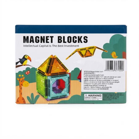 Jucarii STEM - Set de constructii magnetic