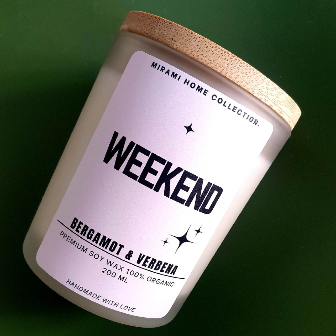 Lumânare parfumată din ceară de soia premium – WEEKEND [2]