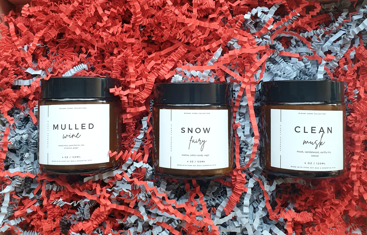 Lumanare parfumata din ceara de soia premium, Clean Musk, 120ml [7]