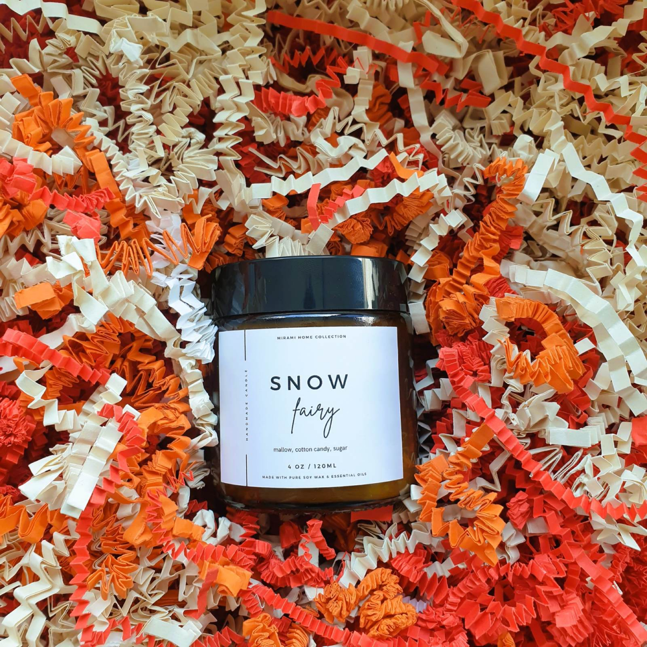 Lumanare parfumata din ceara de soia premium, SNOW FAIRY, 120ml [2]