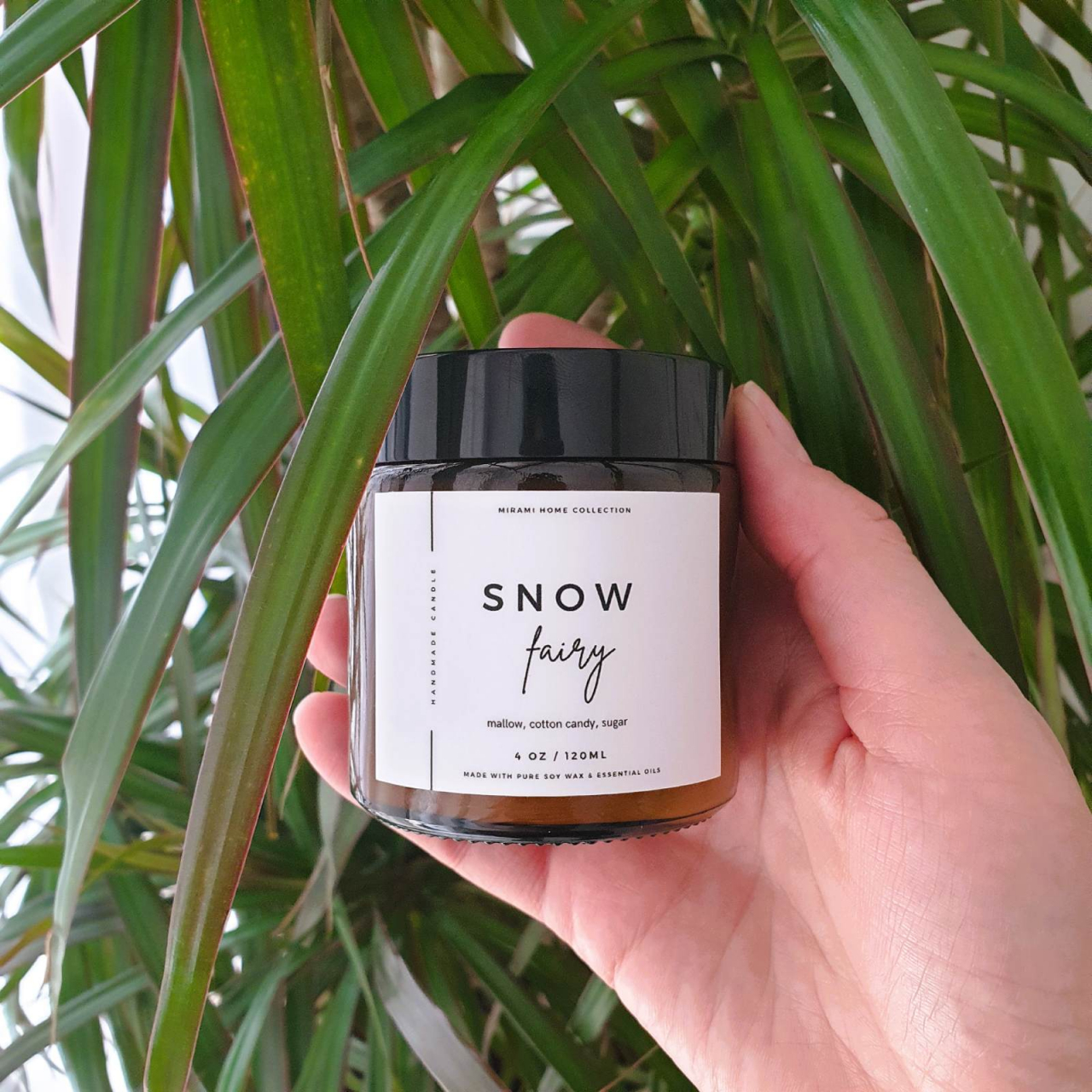 Lumanare parfumata din ceara de soia premium, SNOW FAIRY, 120ml [1]
