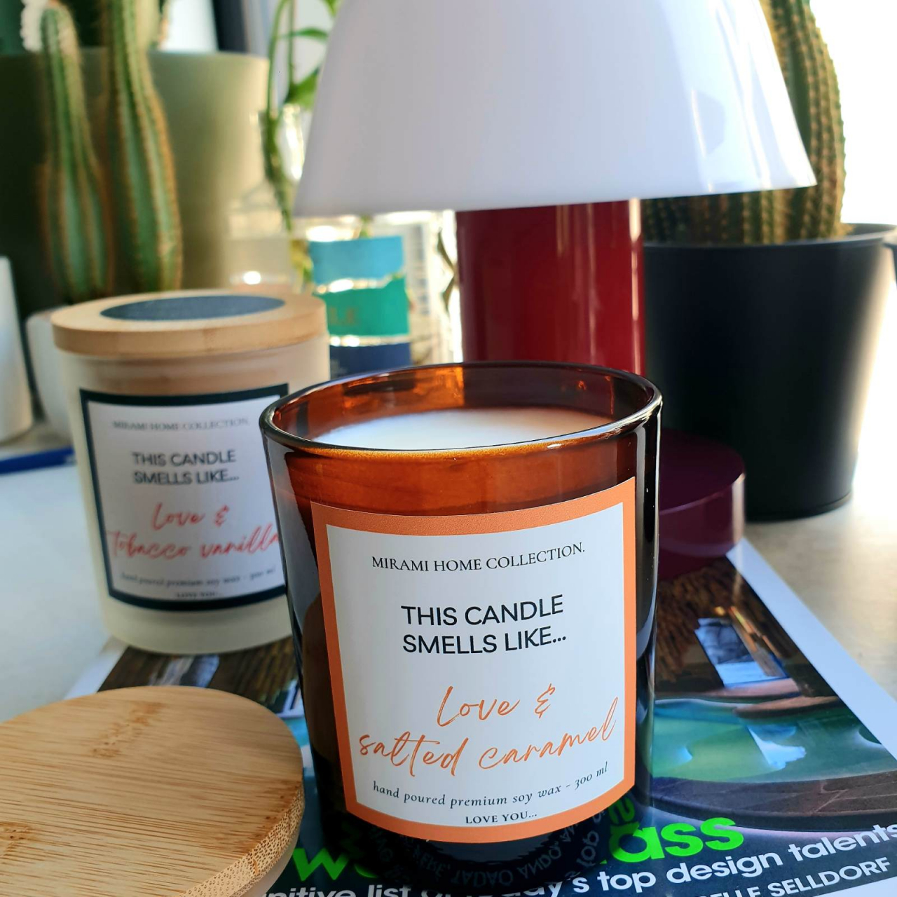 Lumânare parfumată din ceară de soia premium – SALTED CARAMEL [2]