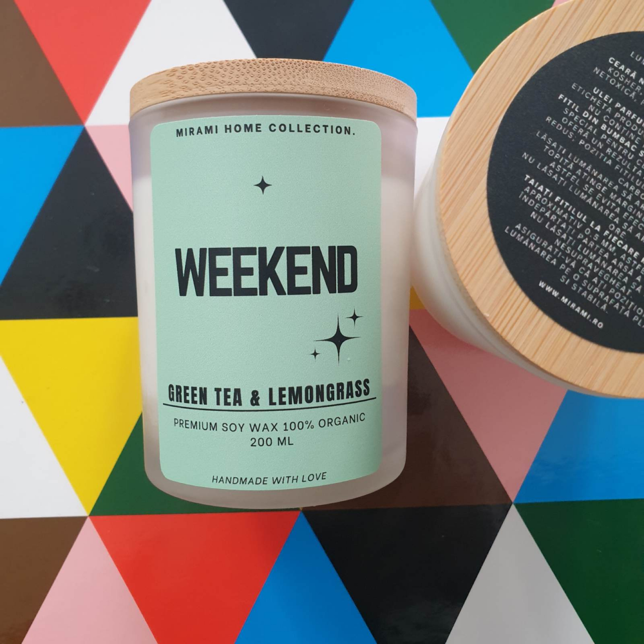 Lumânare parfumată din ceară de soia premium – WEEKEND [3]