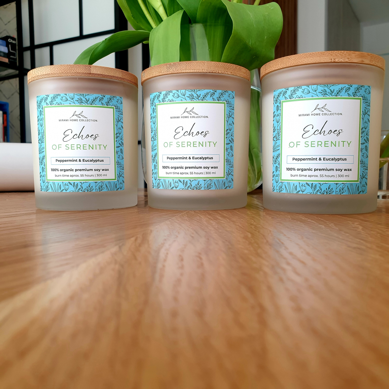 Lumânare parfumată din ceară de soia premium – Echoes of Serenity [3]