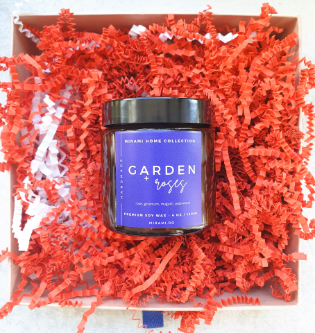 REFILL LINE - Lumânare parfumată din ceară de soia premium – Garden&Roses