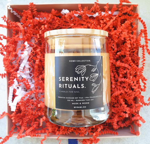 REFILL LINE - Lumânare parfumată din ceară de soia premium – SERENITY RITUALS