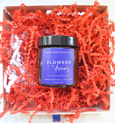 REFILL LINE - Lumânare parfumată din ceară de soia premium – Flowers&dreams