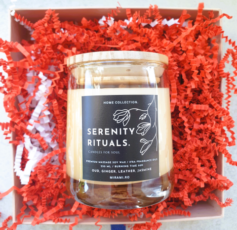 REFILL LINE - Lumânare parfumată din ceară de soia premium – SERENITY RITUALS