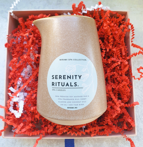 HOTEL & SPA COLLECTION - Lumânare parfumată din ceară de soia premium – SERENITY RITUALS - SPA CANDLES