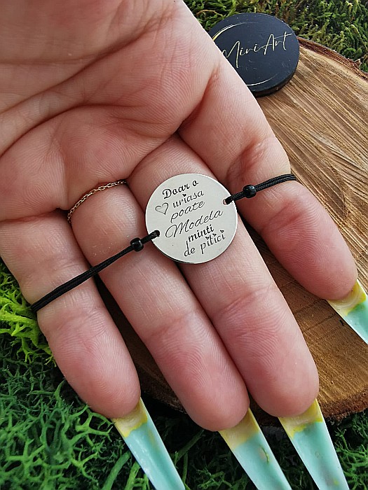 Brățara Iubire și Inspirație - Bănuț de 22mm [3]