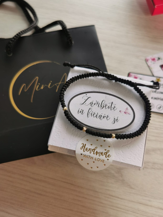 Brățara Stele de Catifea 3 Sfere Aur 3mm [1]