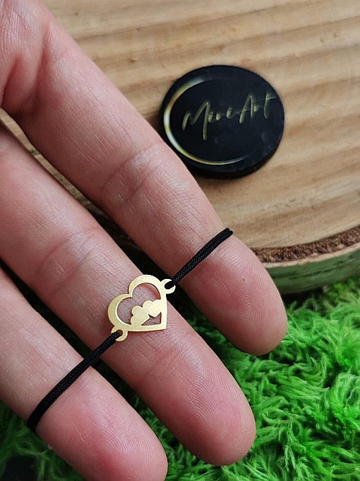 Bratara Inima cu 2 inimi [2]