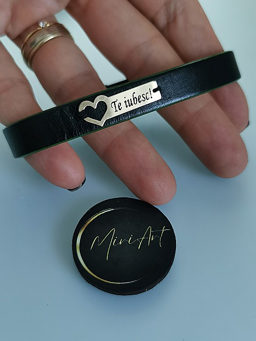 Brățara Te iubesc! - Plăcuță Inimă [2]