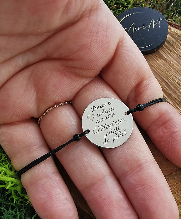 Brățara Iubire și Inspirație - Bănuț de 22mm [2]