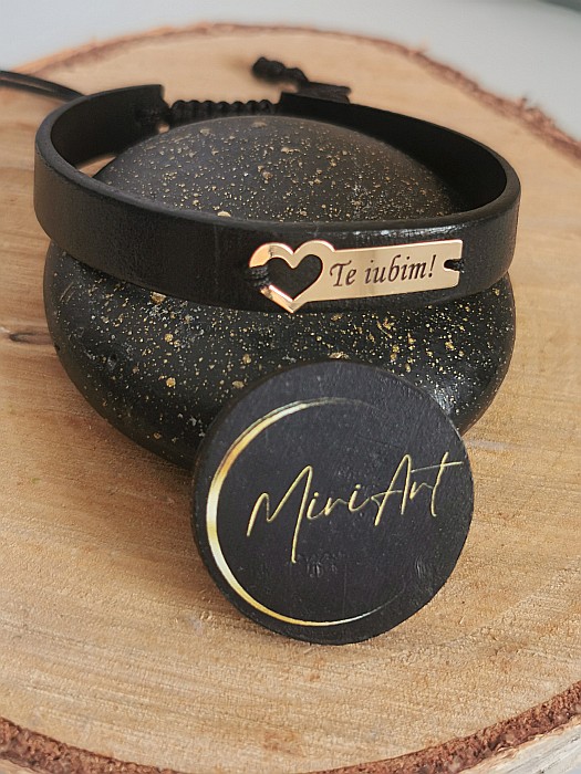 Brățara Te iubim! - Plăcuță Inimă [5]