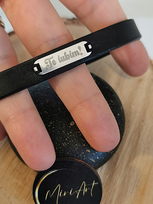 Brățara Te iubim! - Plăcuță 23mm [2]