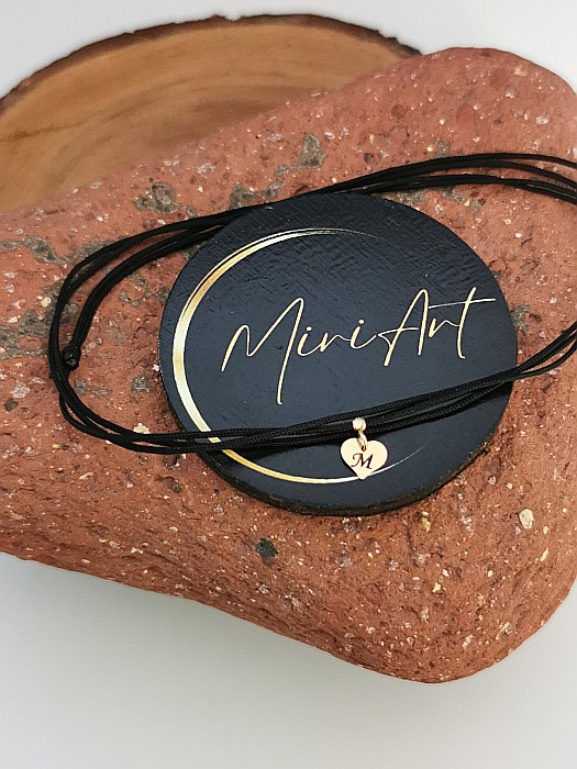 Colier Inimă cu inițiala M [4]