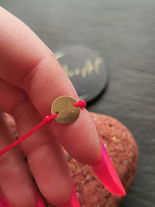 Brățara Bănuț 12mm - Inițiala A [1]