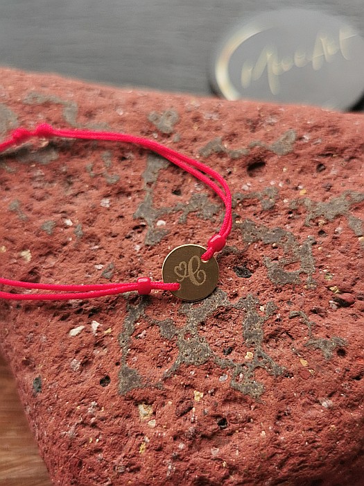 Brățara Bănuț 12mm - Inițiala C [1]