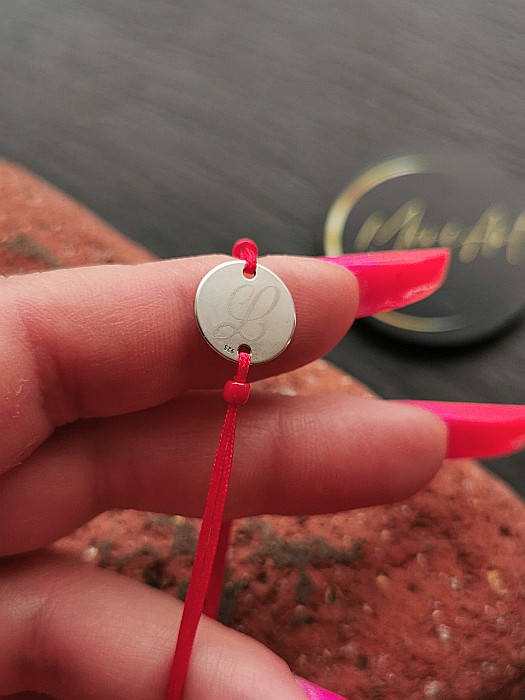 Brățara Bănuț 12mm - Inițiala L [3]