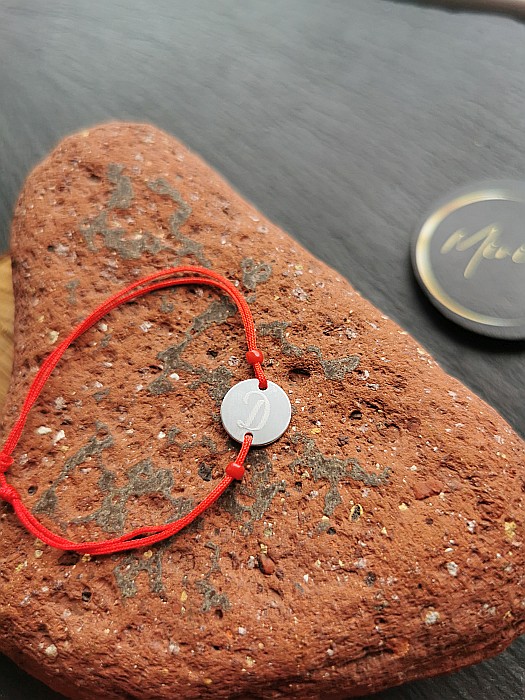 Brățara Bănuț 12mm - Inițiala D [5]