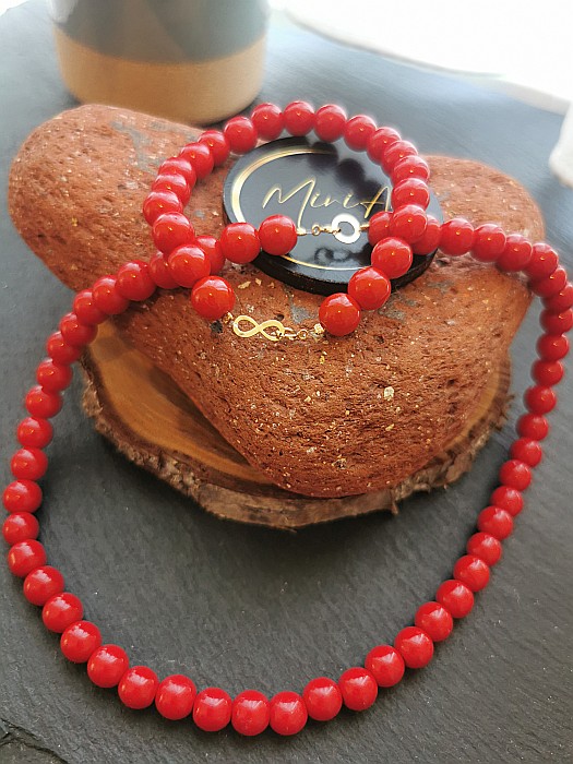 Set Bijuterii Roșu Divin - Cerculeț - Infinit mic [2]