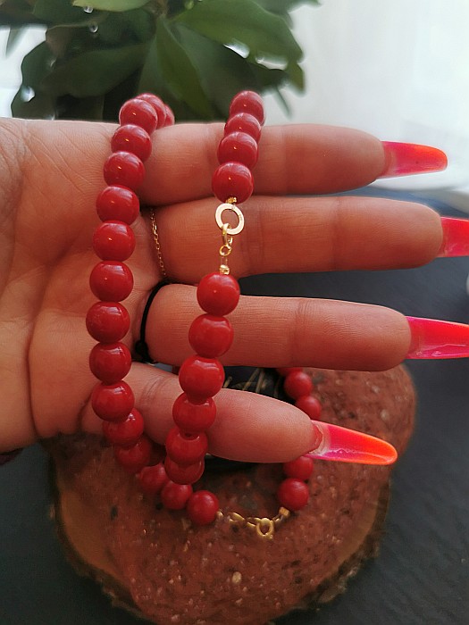 Set Bijuterii Roșu Divin - Cerculeț - Infinit mic [10]