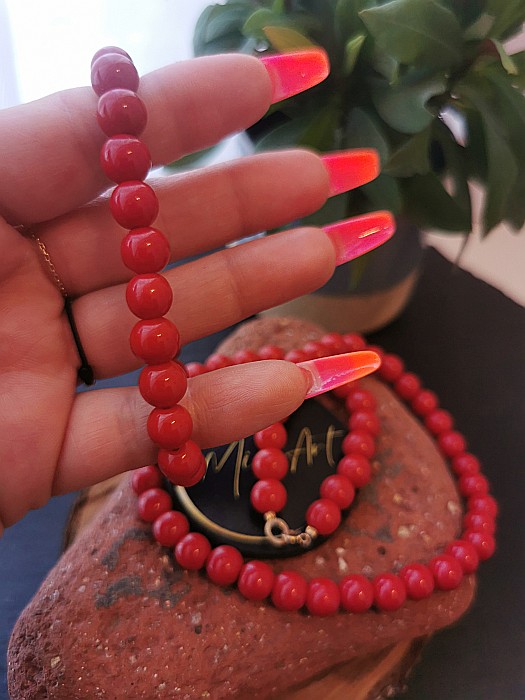 Set Bijuterii Roșu Divin - Cerculeț - Infinit mic [8]