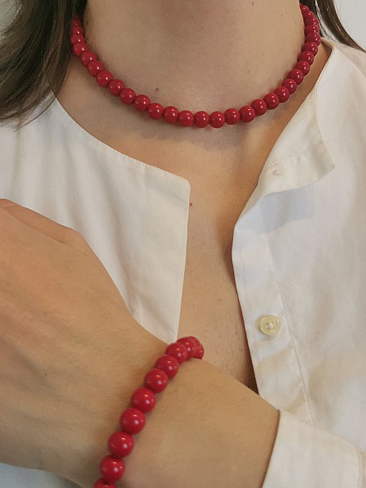 Set Bijuterii Roșu Divin - Cerculeț - Infinit mic [9]