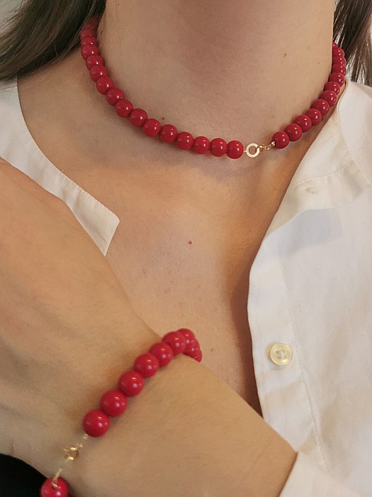 Set Bijuterii Roșu Divin - Cerculeț - Infinit mic [11]