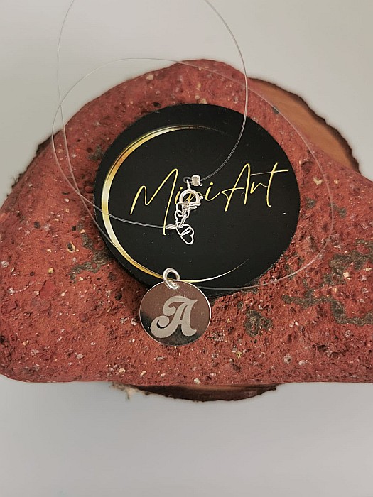 Colier Inițiale Prețioase - Bănuț 16mm [1]