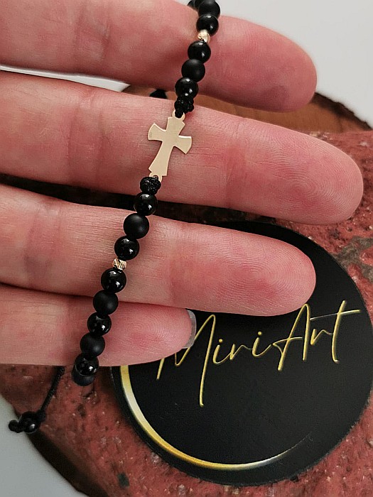 Brățara Legământ - Cruce 15mm [4]