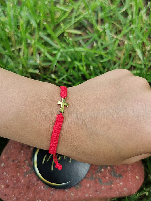 Brățara împletită Culoare de Har - Cruce 12mm [5]